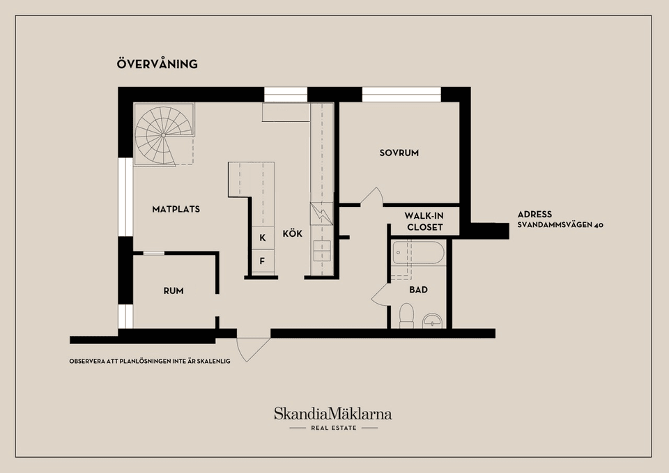 Bostadsrätt, Svandammsvägen 40, Midsommarkransen, Stockholm