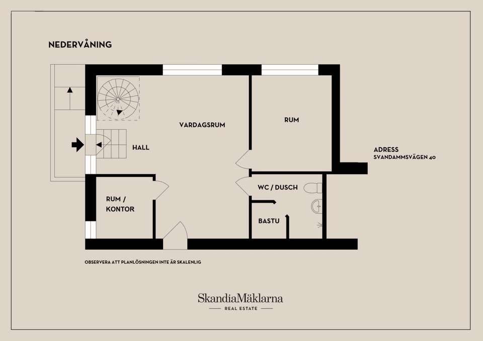 Bostadsrätt, Svandammsvägen 40, Midsommarkransen, Stockholm