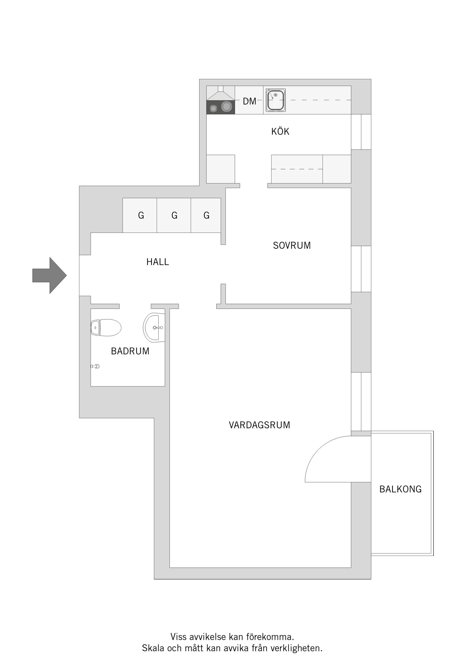 Bostadsrätt, Fogdevägen 3A, Galgamarken, Karlskrona