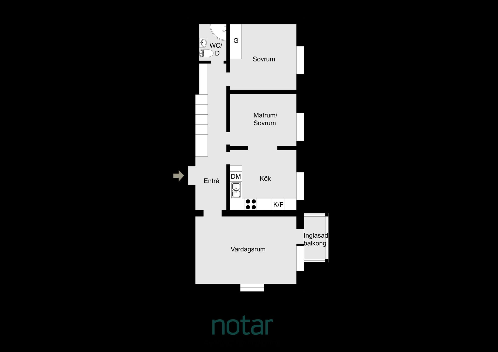 Bostadsrätt, Mellangatan 44A, Liljeholmen, Jönköping