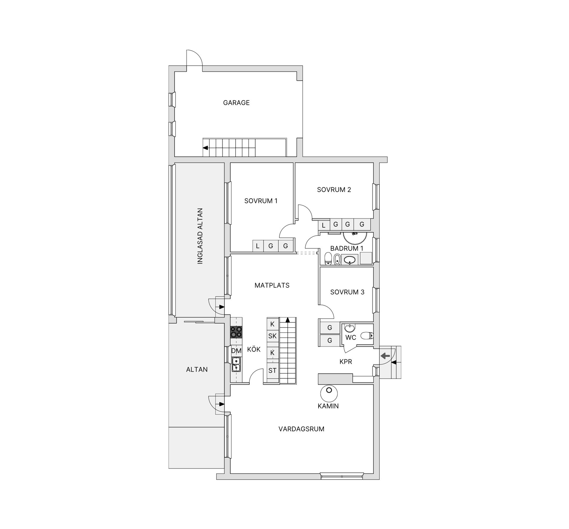 Villa, Lunnavägen 16, Åled, Halmstad
