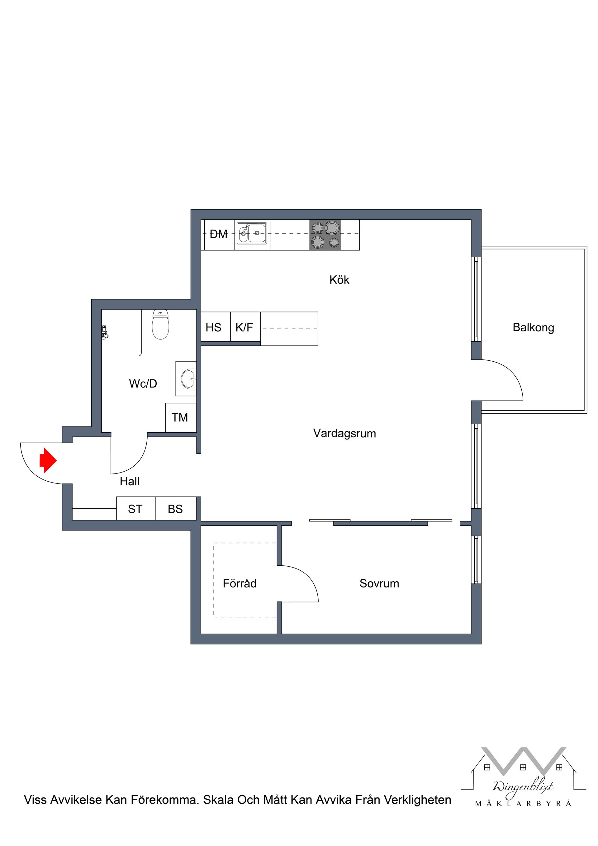 Bostadsrätt, Furuhällsvägen 4, 4 tr, Kungsängen centrum, Upplands-Bro