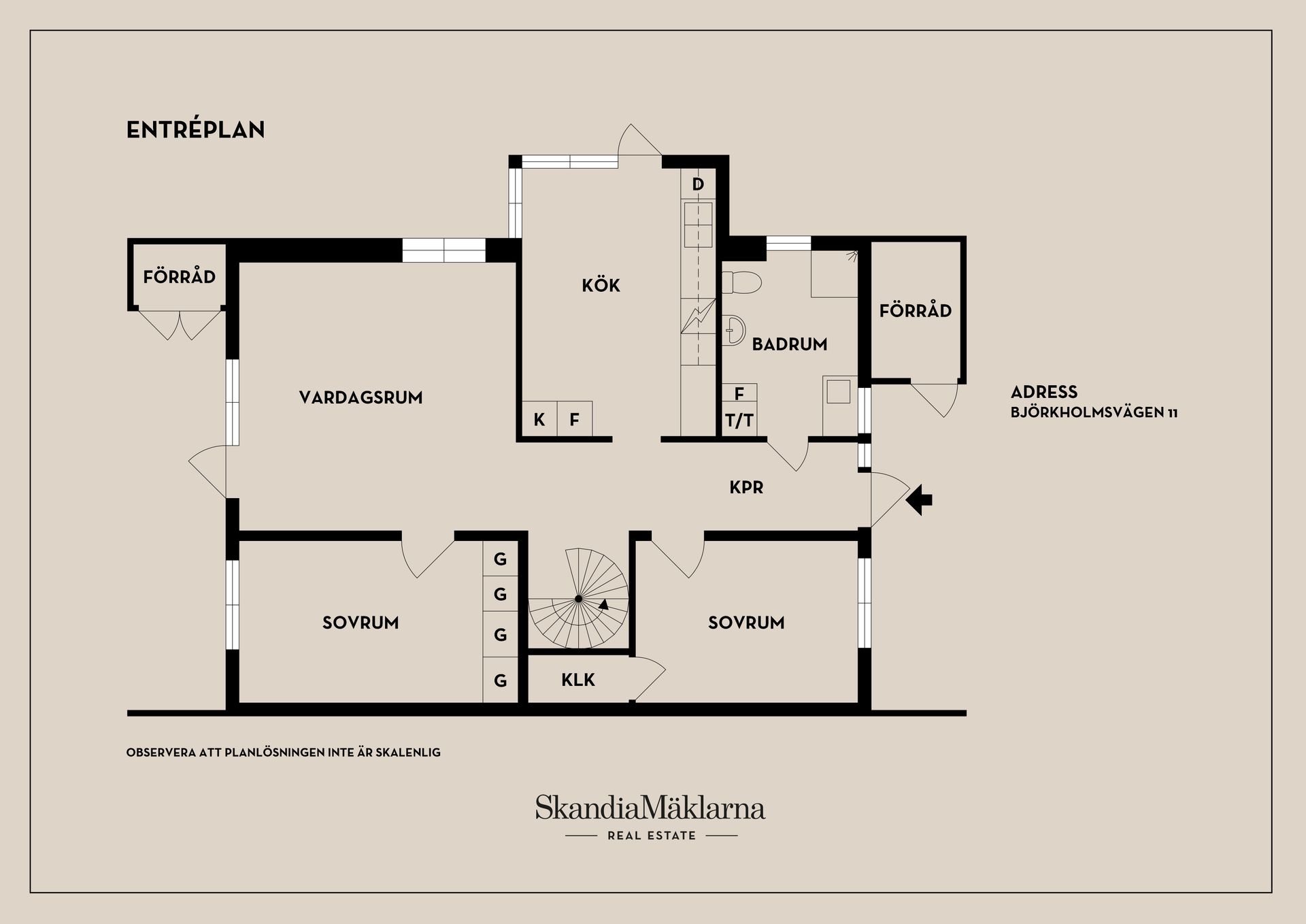 Radhus, Björkholmsvägen 11, Nacka