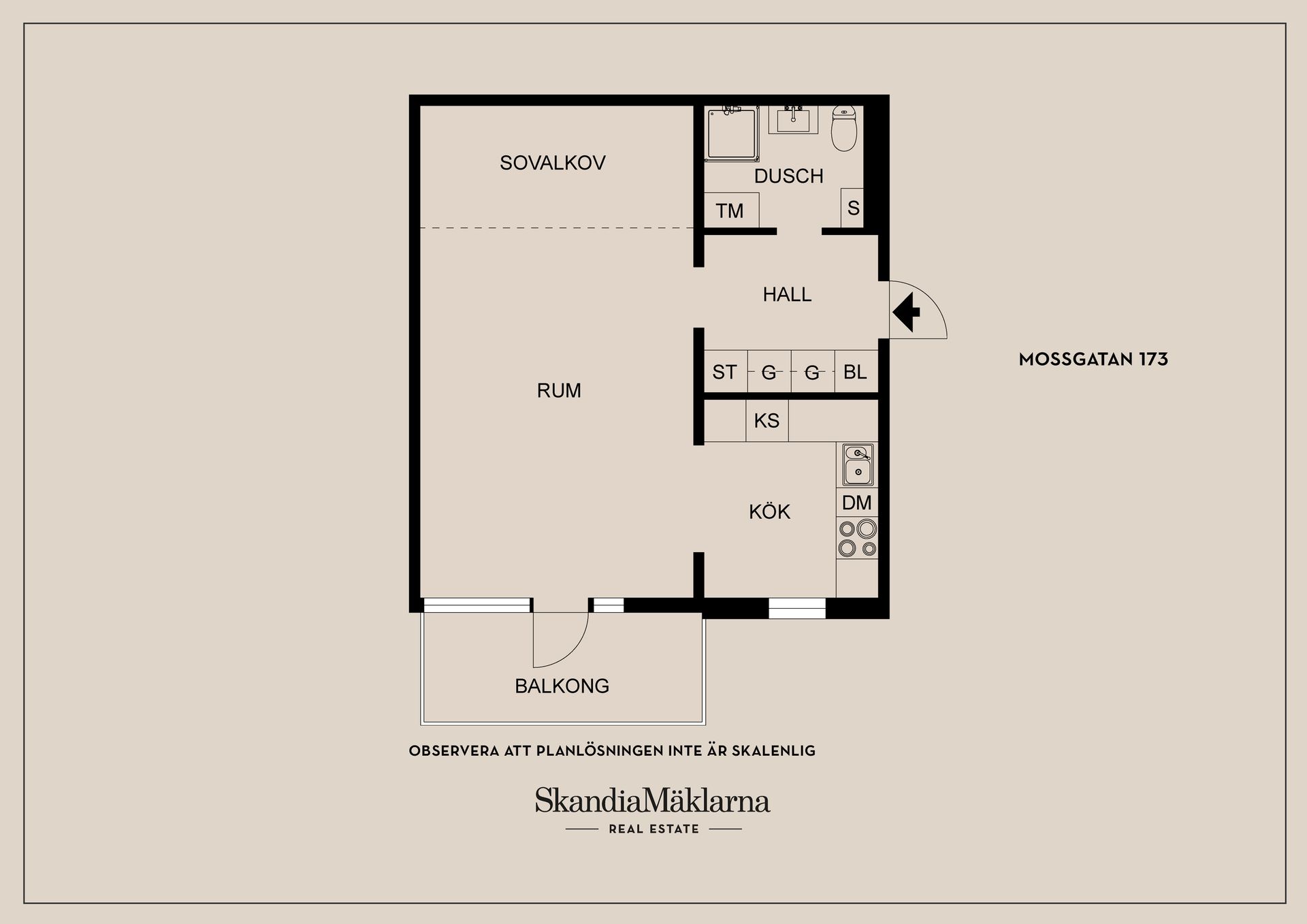 Bostadsrätt, Mossgatan 173, Rud, Karlstad