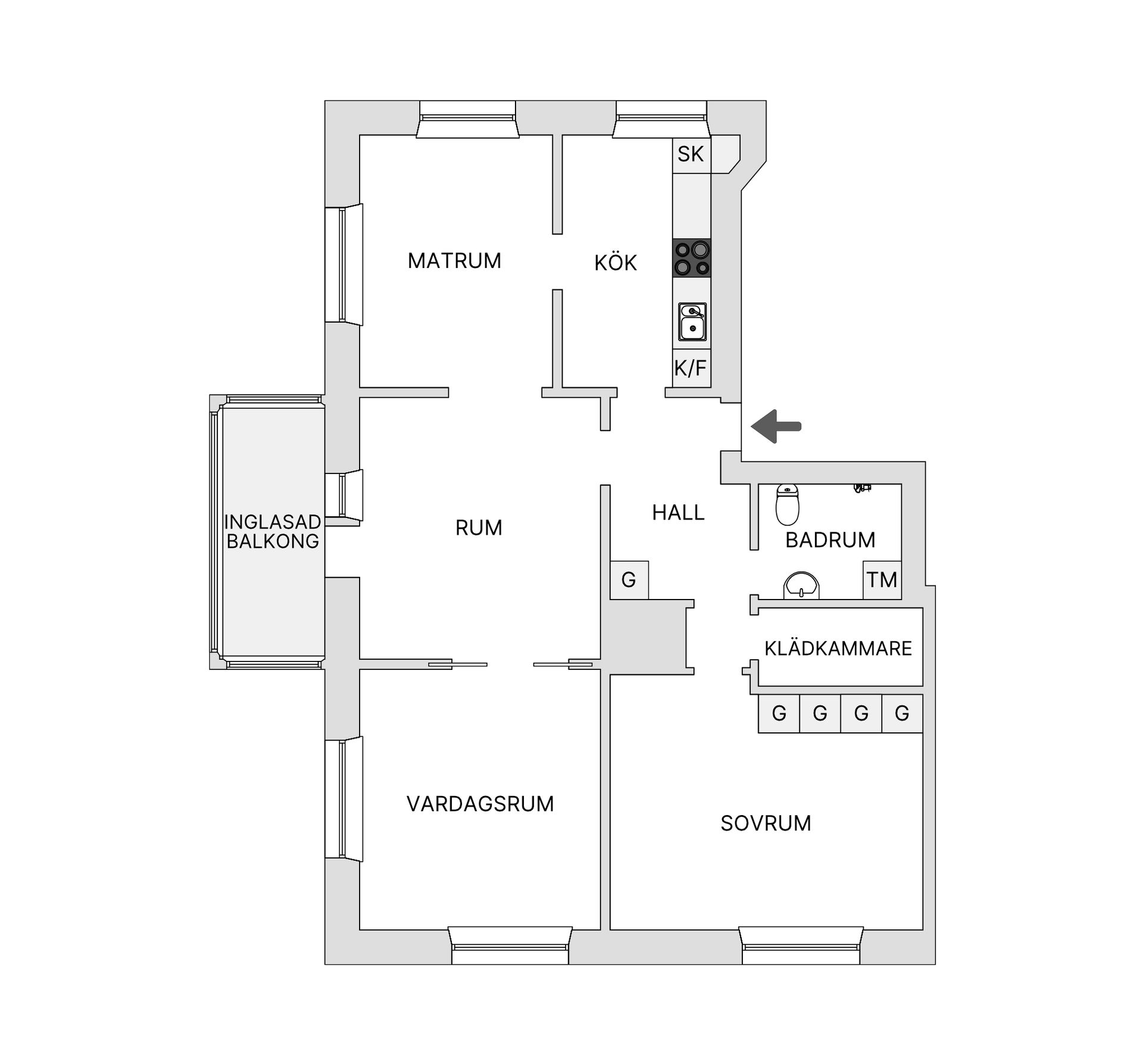 Bostadsrätt, Rådhusgatan 49A, Centrala Östersund, Östersund