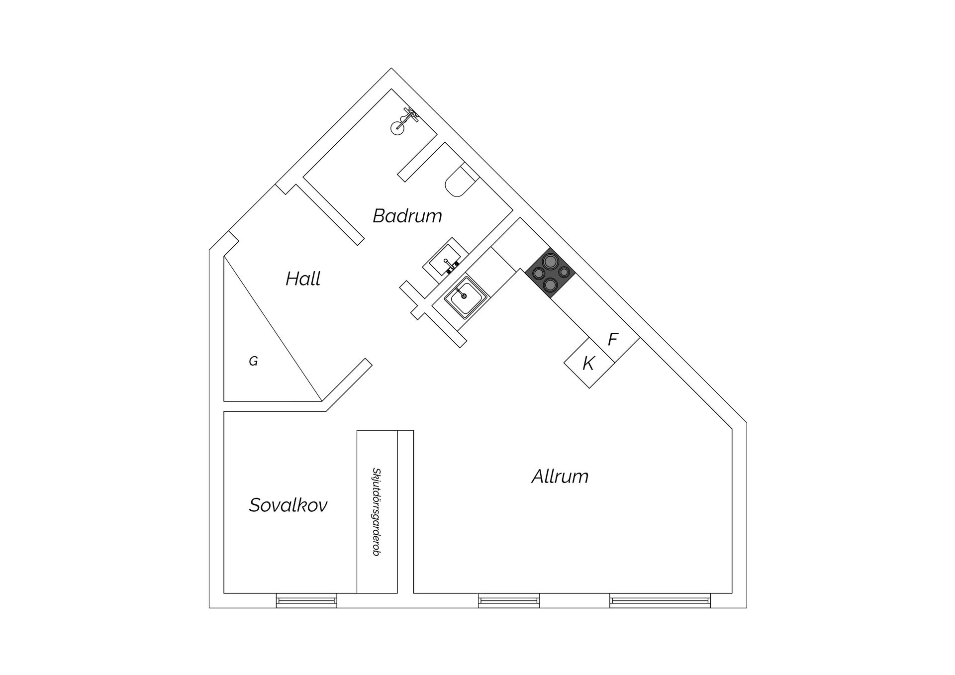 Bostadsrätt, Vädursgatan 3, Gårda, Göteborg