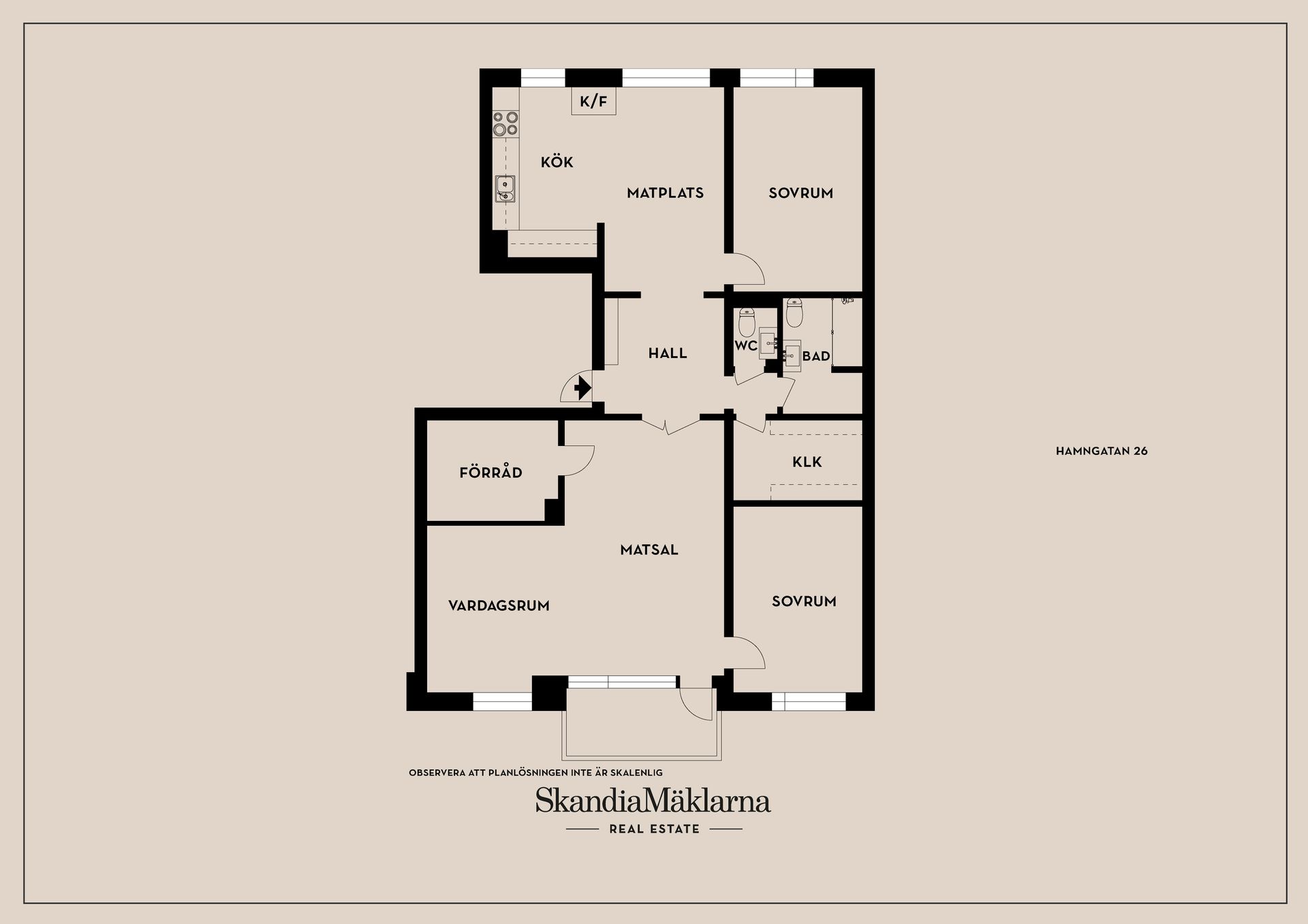 Bostadsrätt, Hamngatan 26, Karlstad