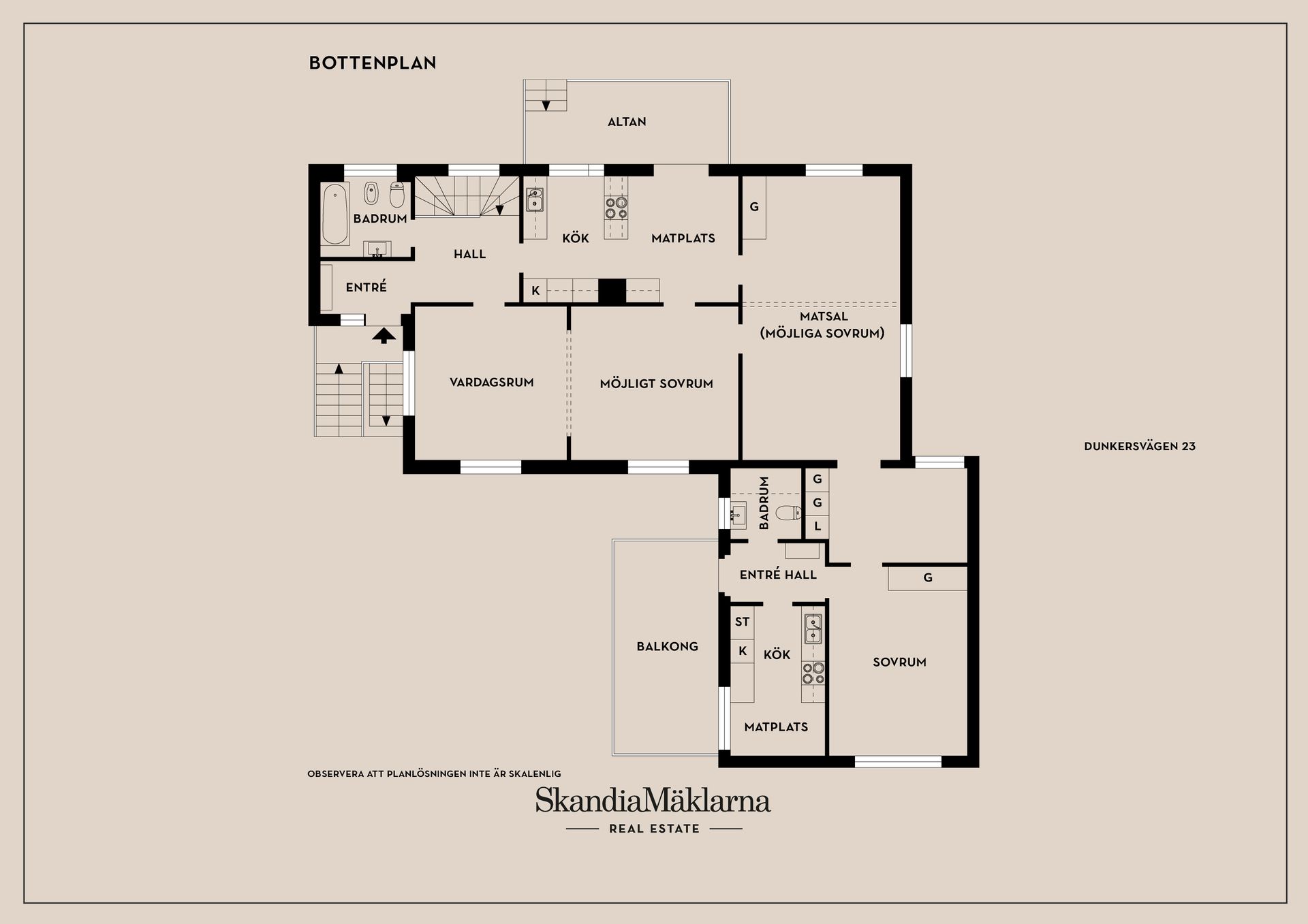Villa, Dunkersvägen 23, Örby - Älvsjö, Stockholm