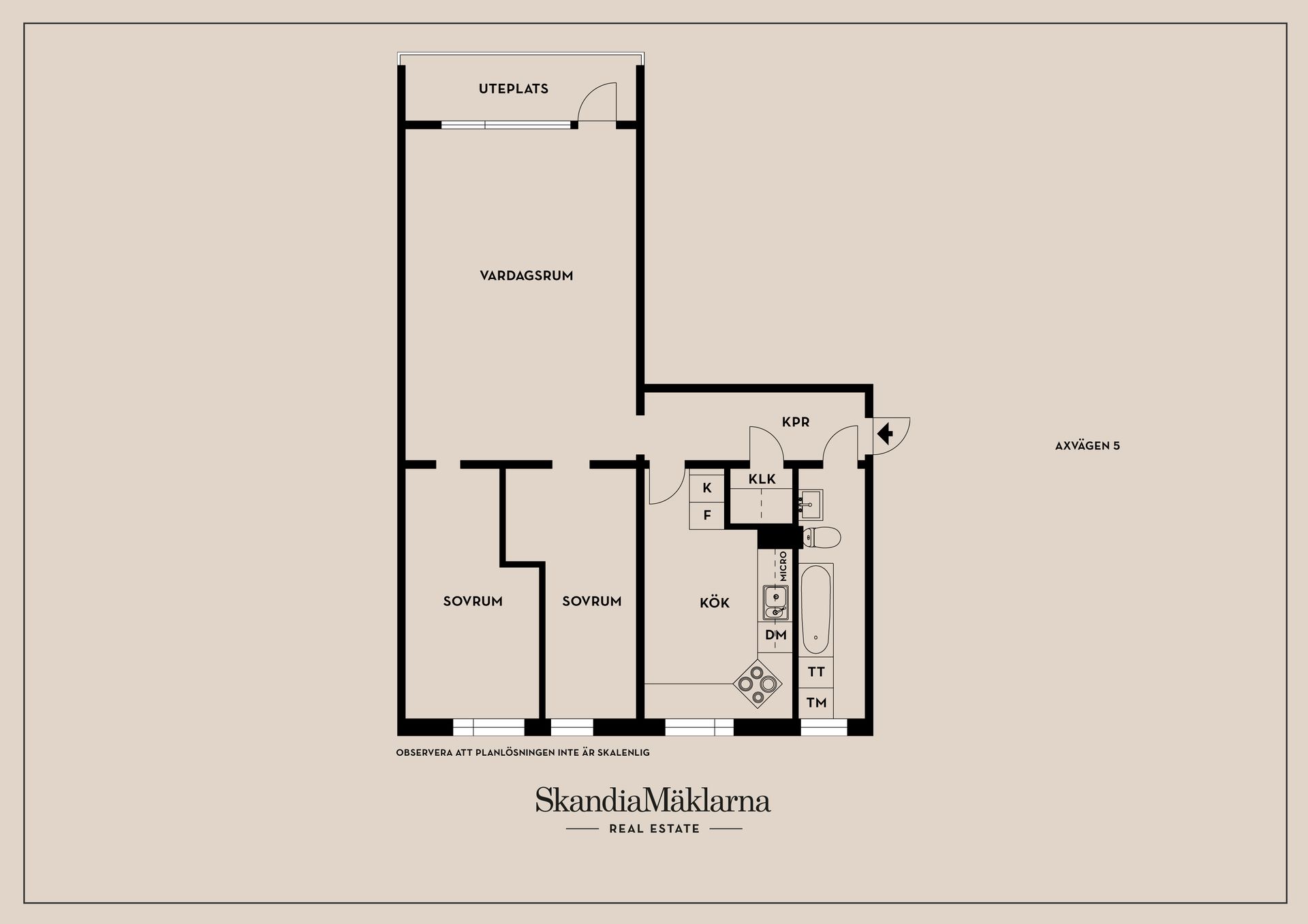 Bostadsrätt, Axvägen 5, Viksjö, Järfälla