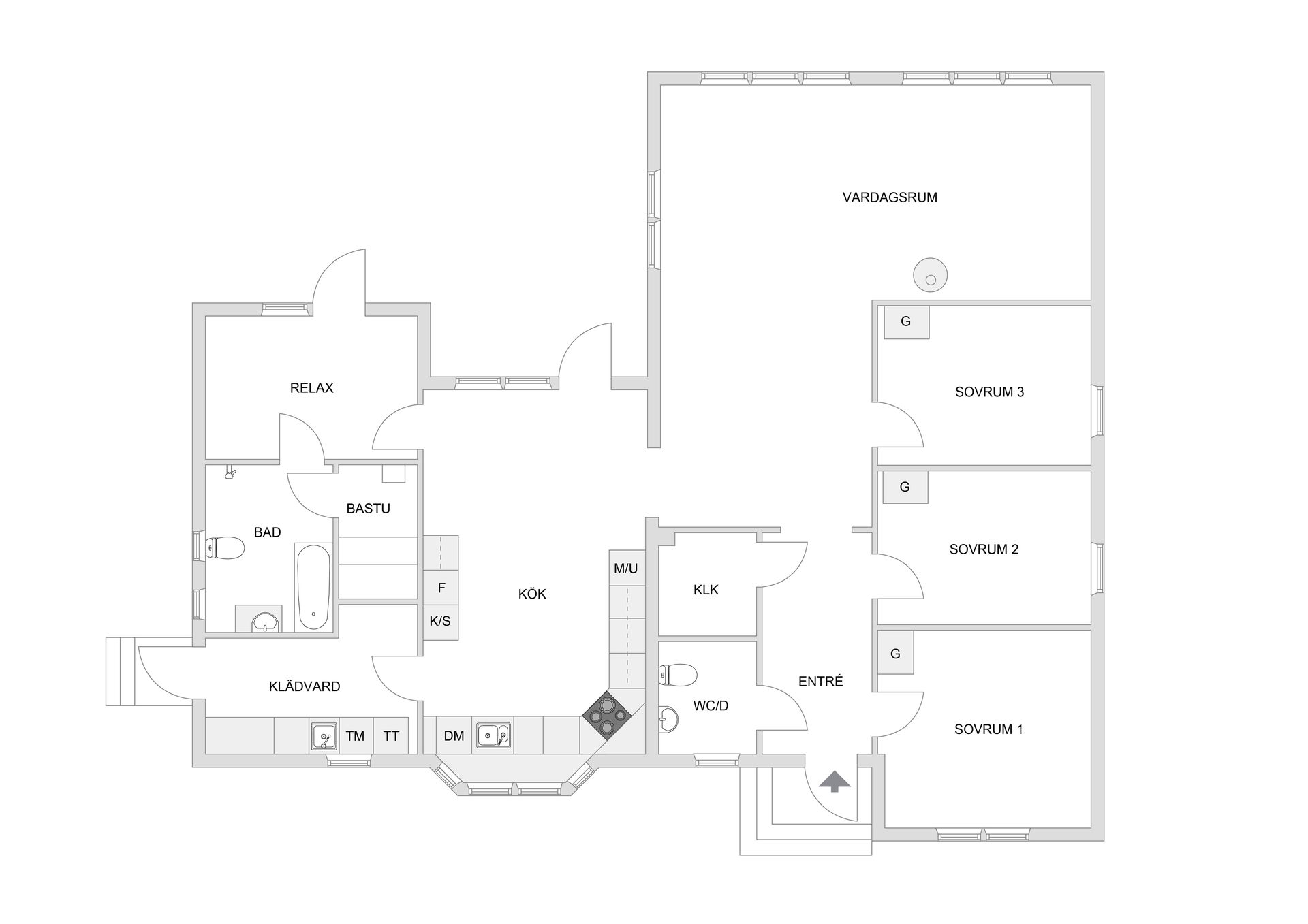 Villa, Husbyvägen 30, Bro, Upplands-Bro