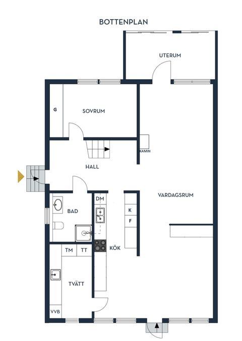 Villa, Radhus, Flanellvägen 6, Brunna, Upplands-Bro