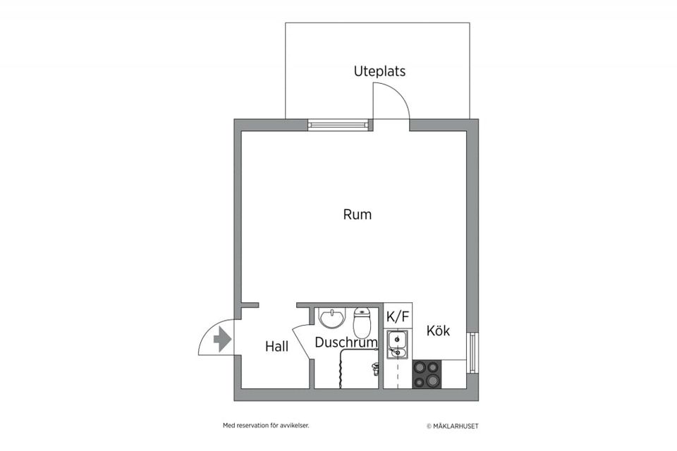 Bostadsrätt, Bergsvägen 10a, Öster, Hudiksvall