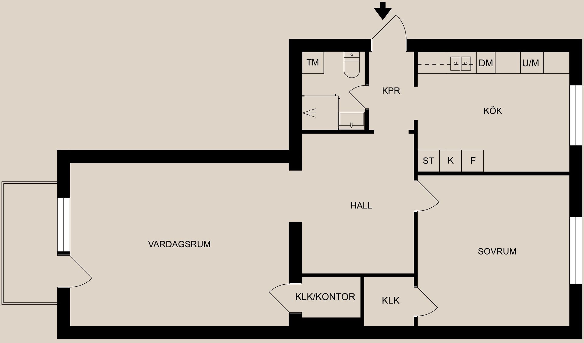 Bostadsrätt, Rådmansgatan 6D, Öster, Oxelbergen, Norrköping