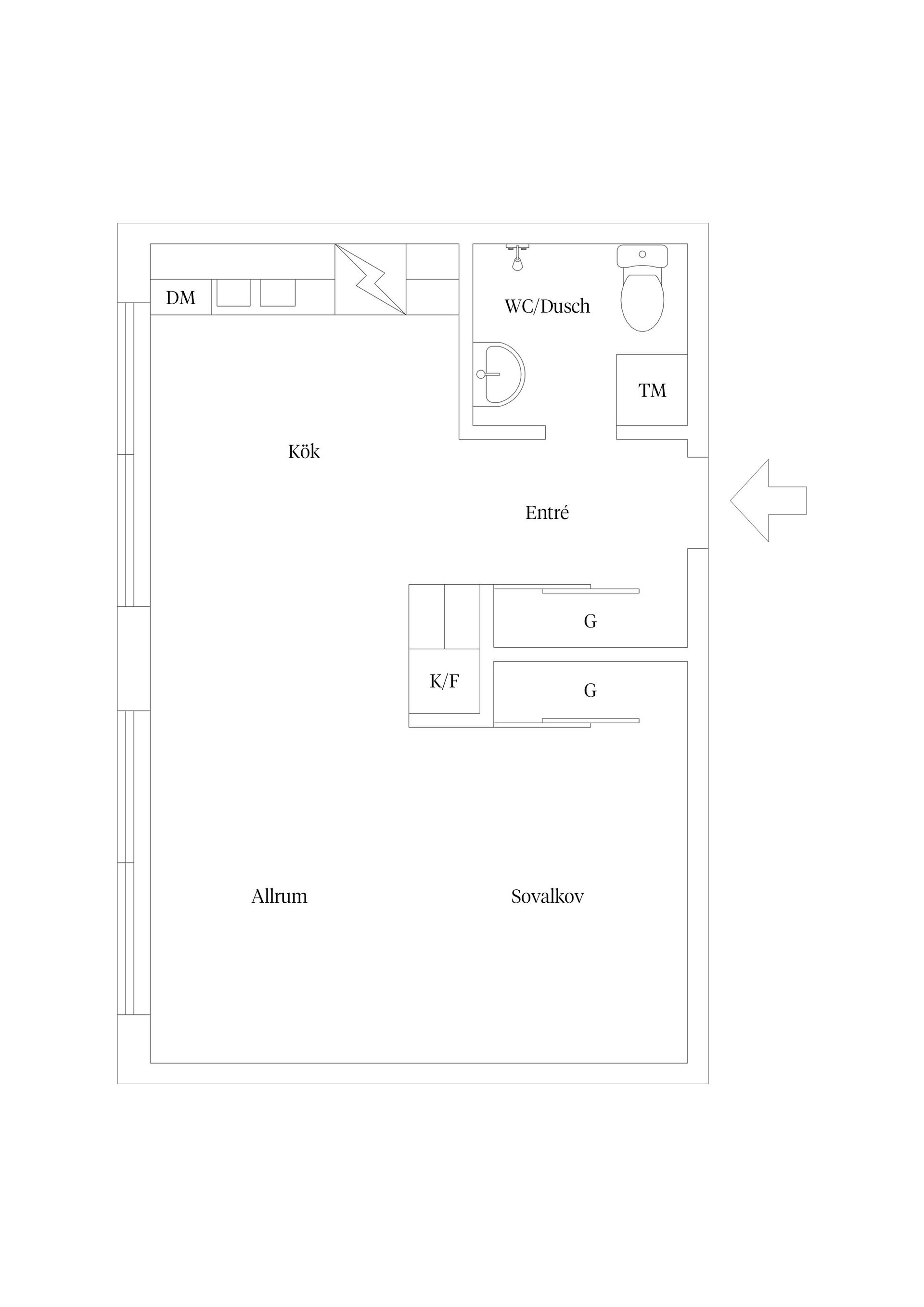 Bostadsrätt, Folkungagatan 7, Svartbäcken, Uppsala
