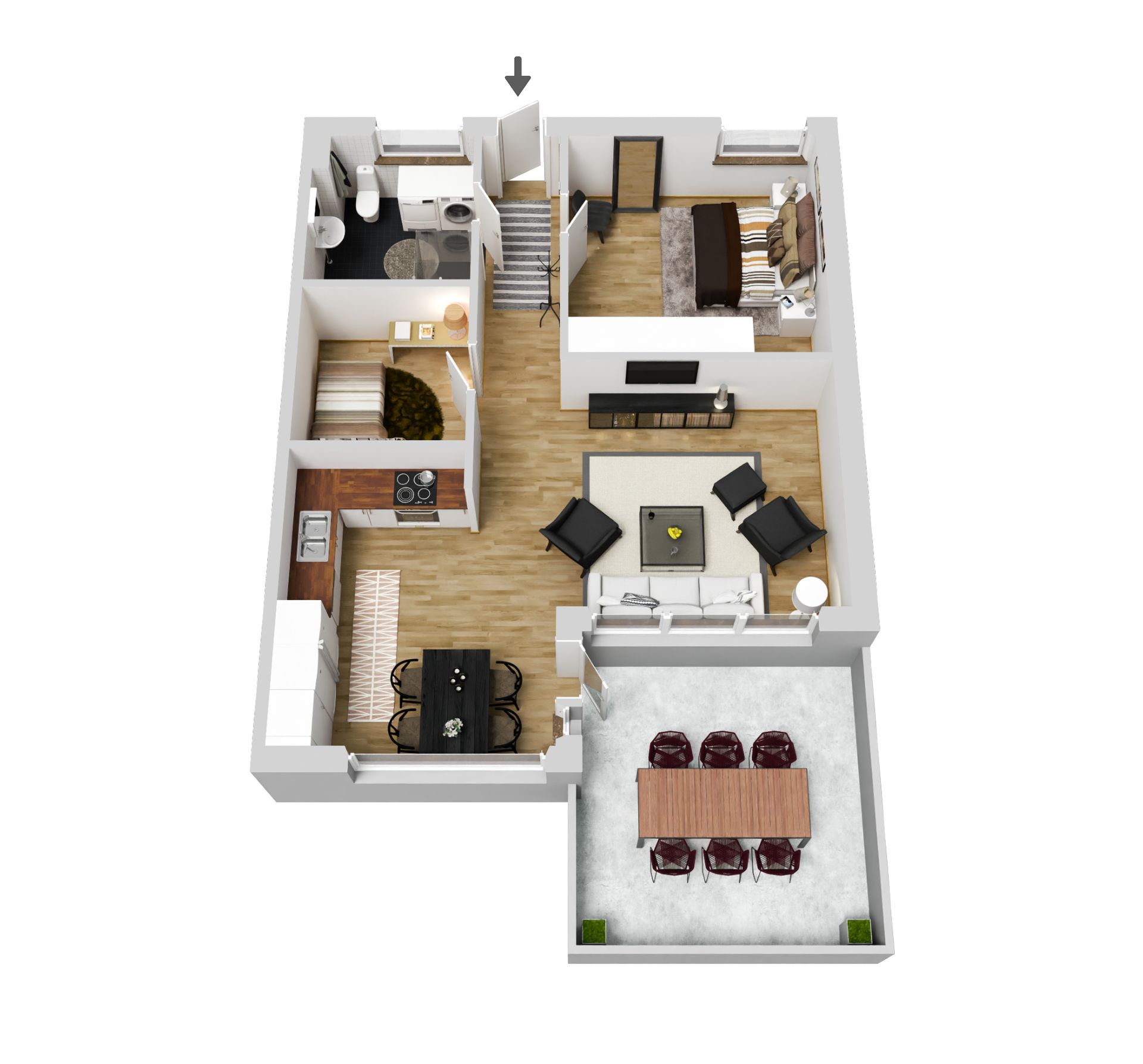 Bostadsrätt, Rotsundagårdsvägen 20A, Rotsunda, Sollentuna