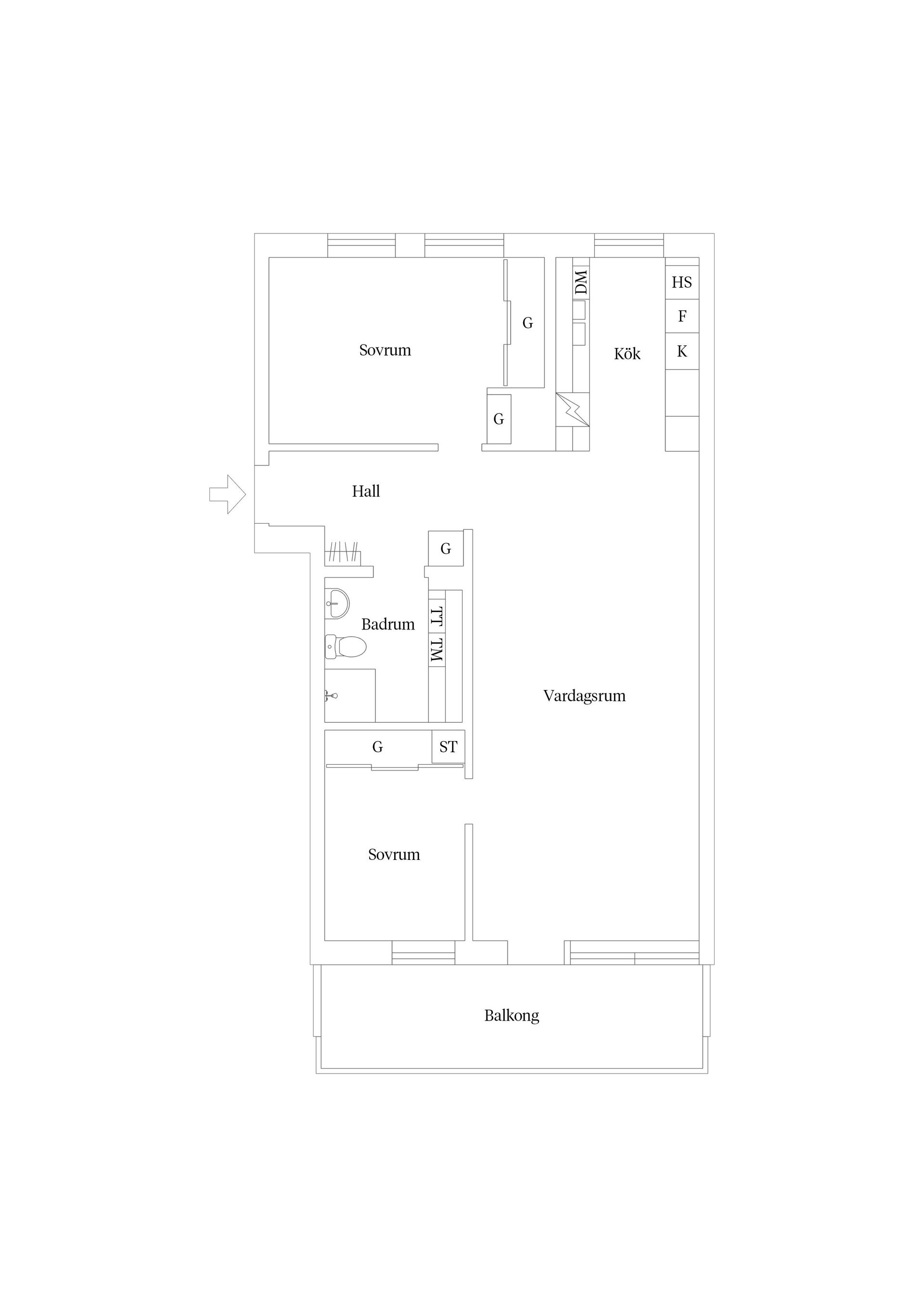 Bostadsrätt, Perstorpsvägen 14, Linnéstaden, Kalmar