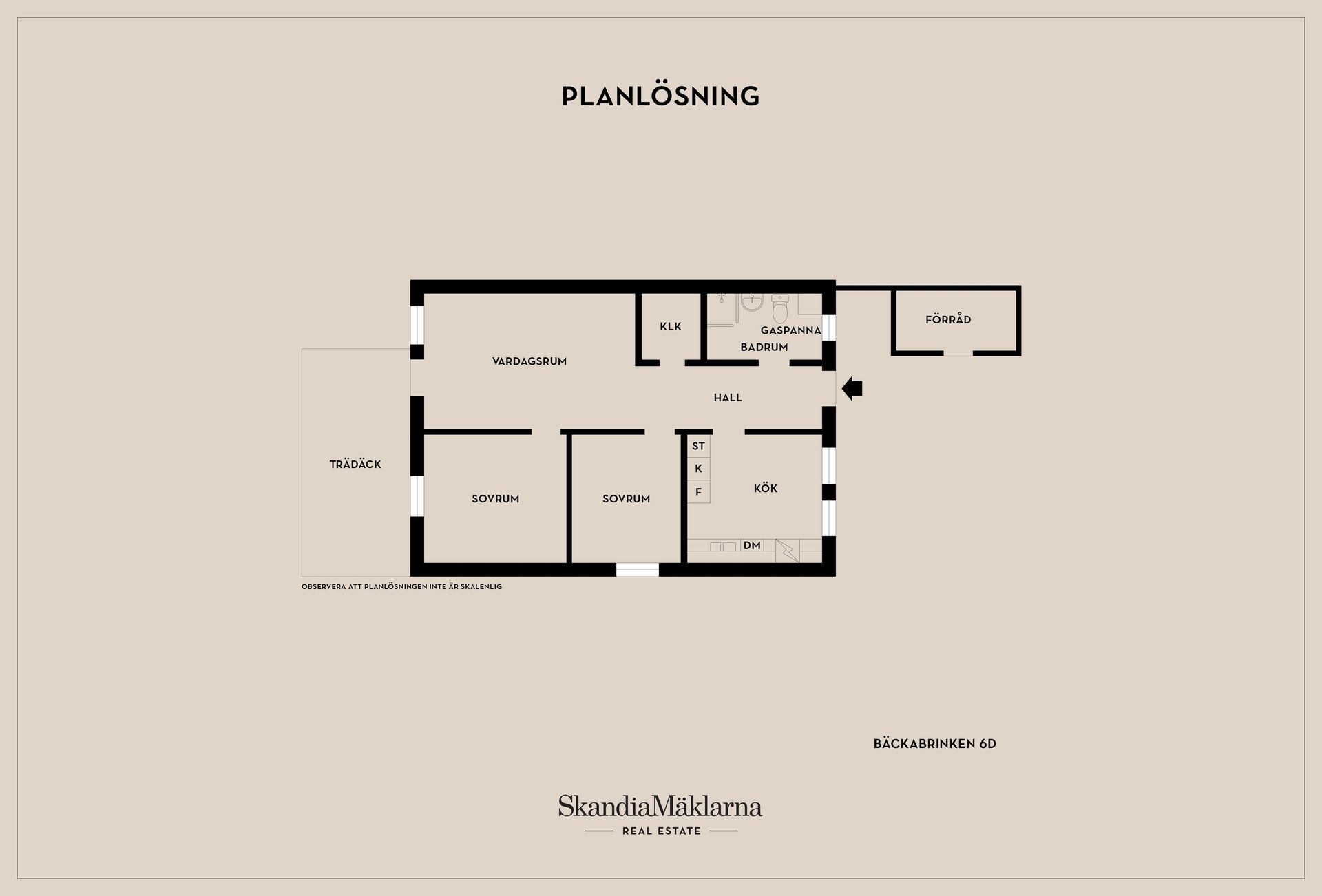 Radhus, Bäckabrinken 6D, Kävlinge