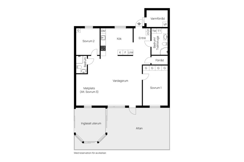 Bostadsrätt, Svartemossevägen 2c, Stråvalla, Varberg