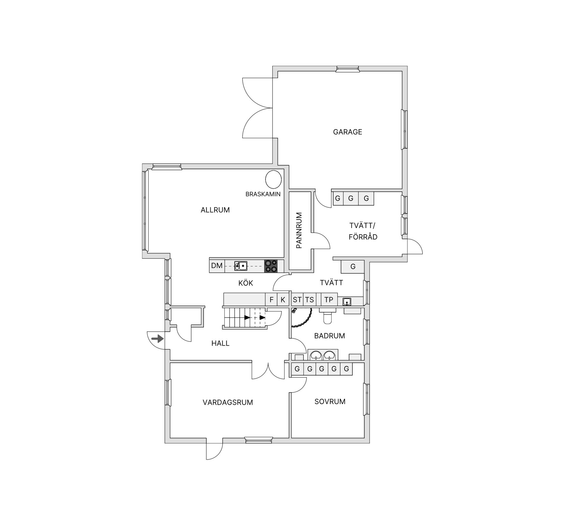 Villa, Össebyvägen 44, Smedby, Österåker