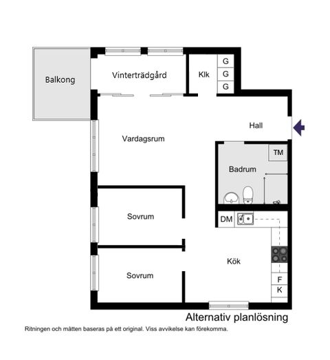 Bostadsrätt, Terrängvägen 89, vån 1 (1 tr), Västertorp, Stockholm
