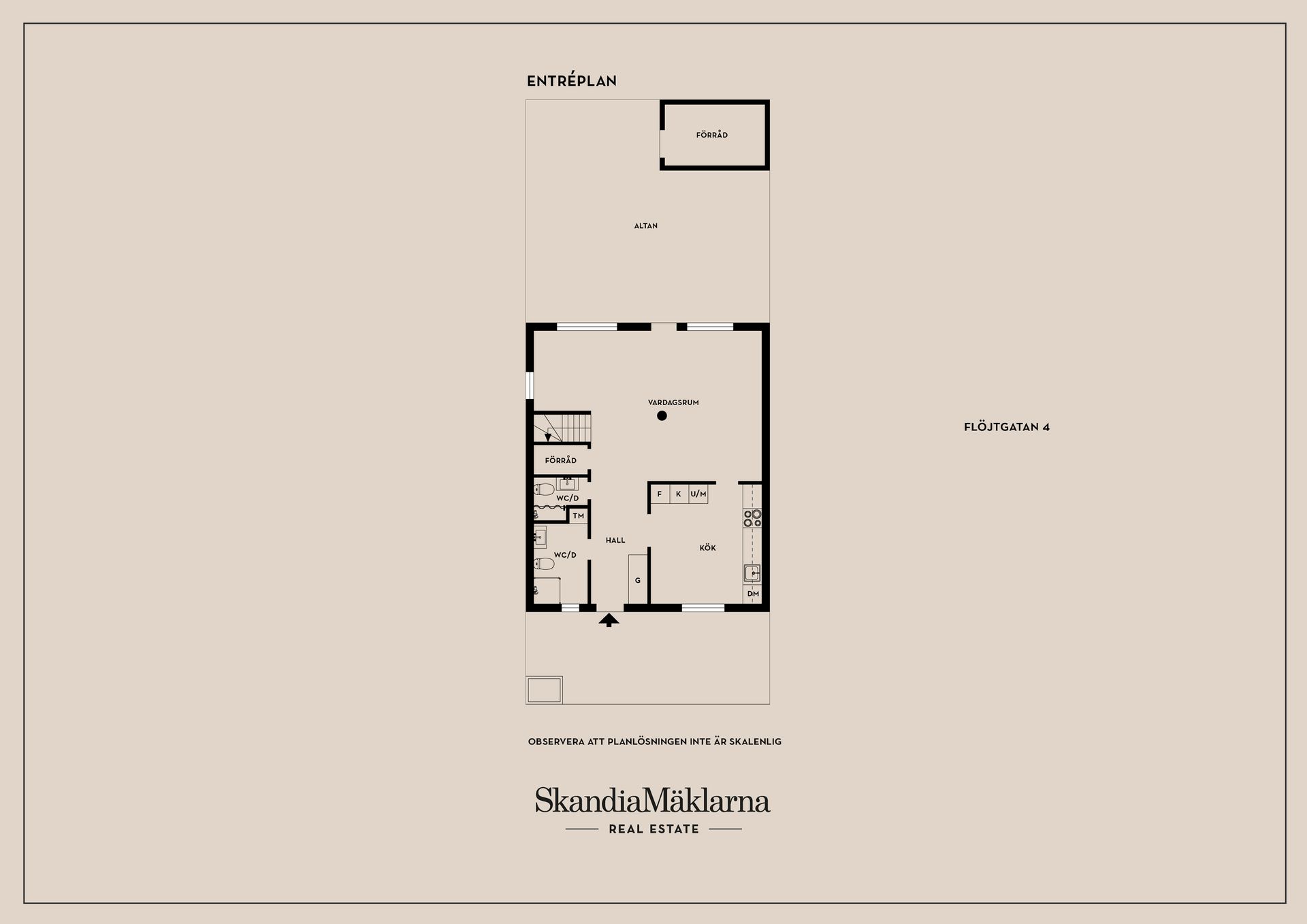 Radhus, Flöjtgatan 4, Ullstämma, Linköping