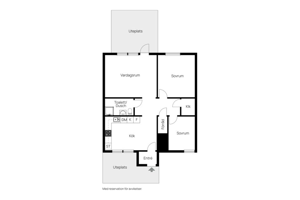 Bostadsrätt, Trädgårdsgatan 48f, Centrum, Falköping