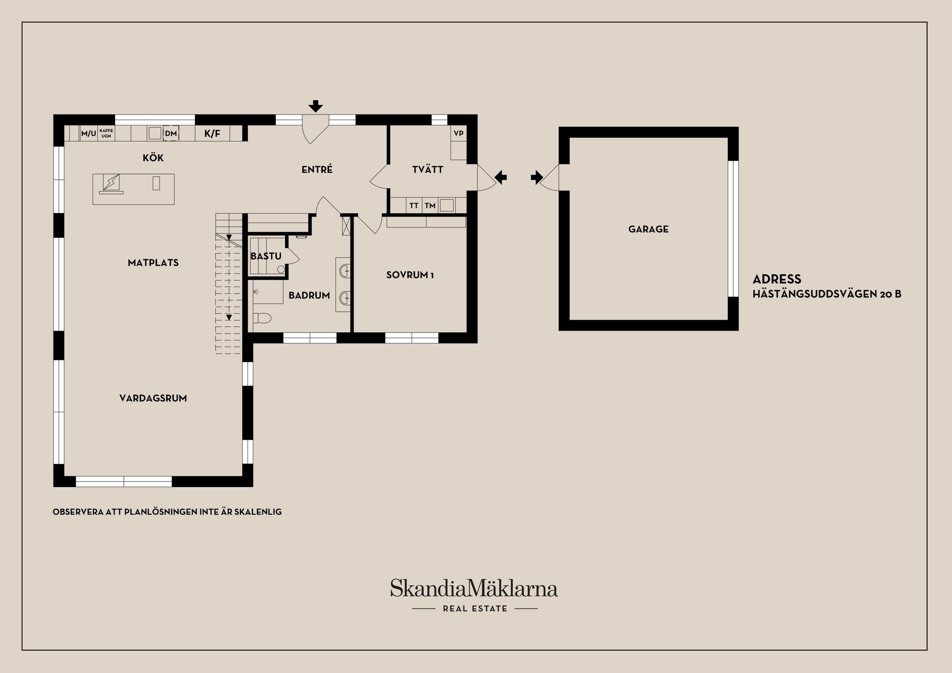 Villa, Hästängsuddsvägen 20B, Hästängsudd, Österåker