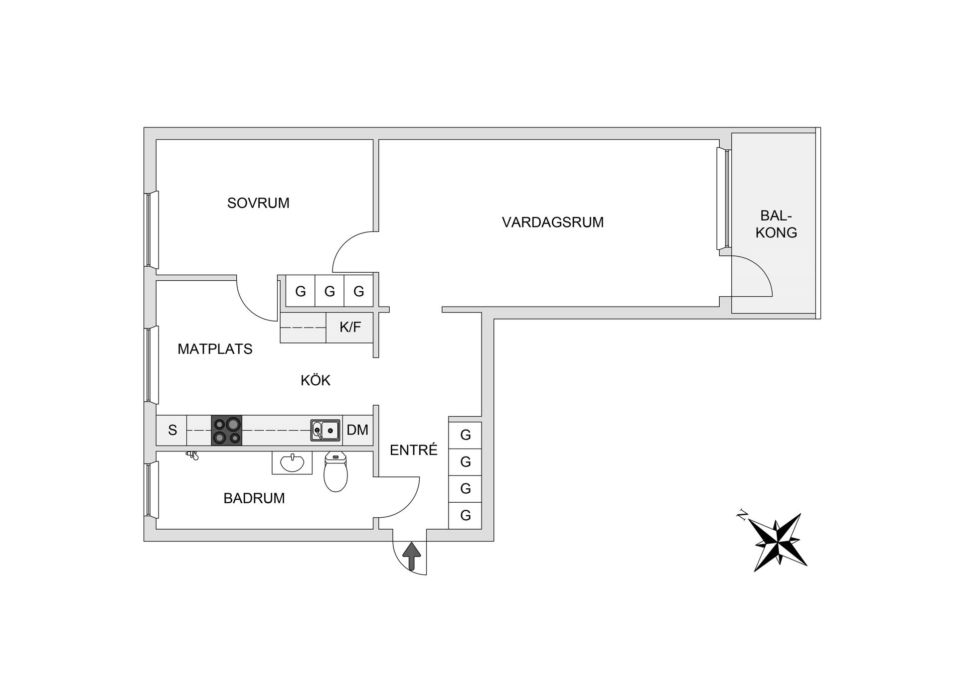 Bostadsrätt, Pinnharvsgatan 7D, Bifrost, Mölndal