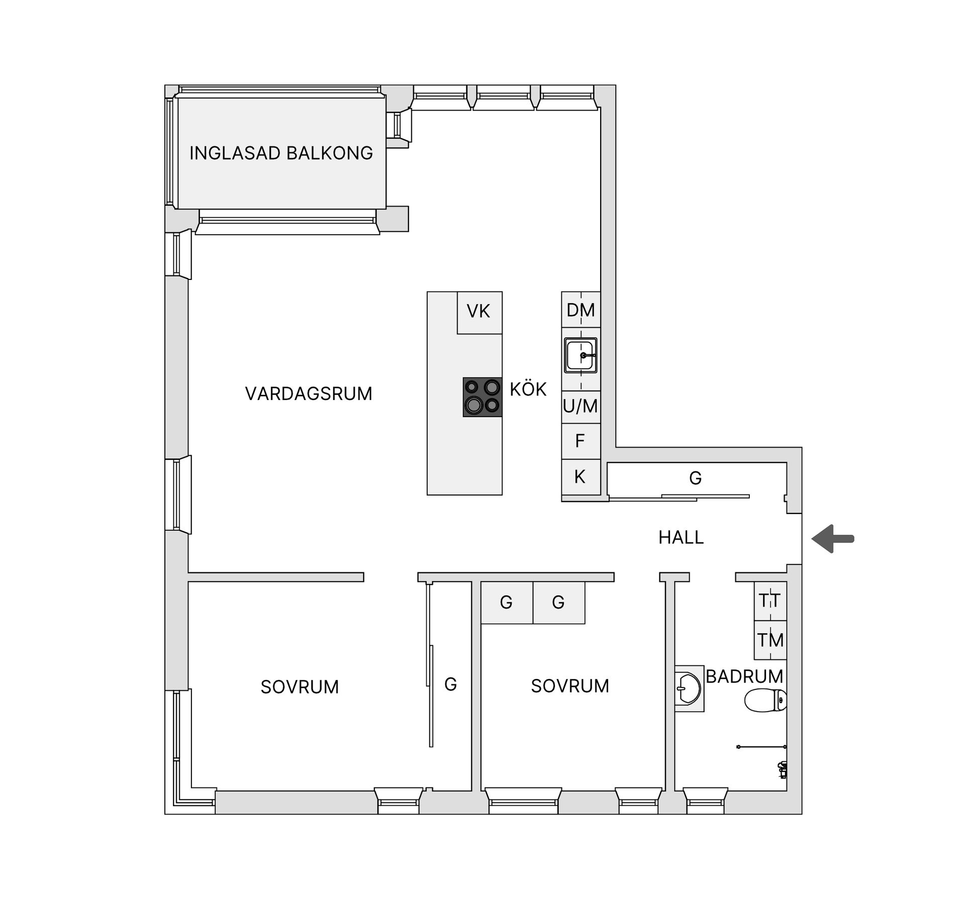 Bostadsrätt, Norra Skeppspromenaden 13, Eriksberg, Göteborg