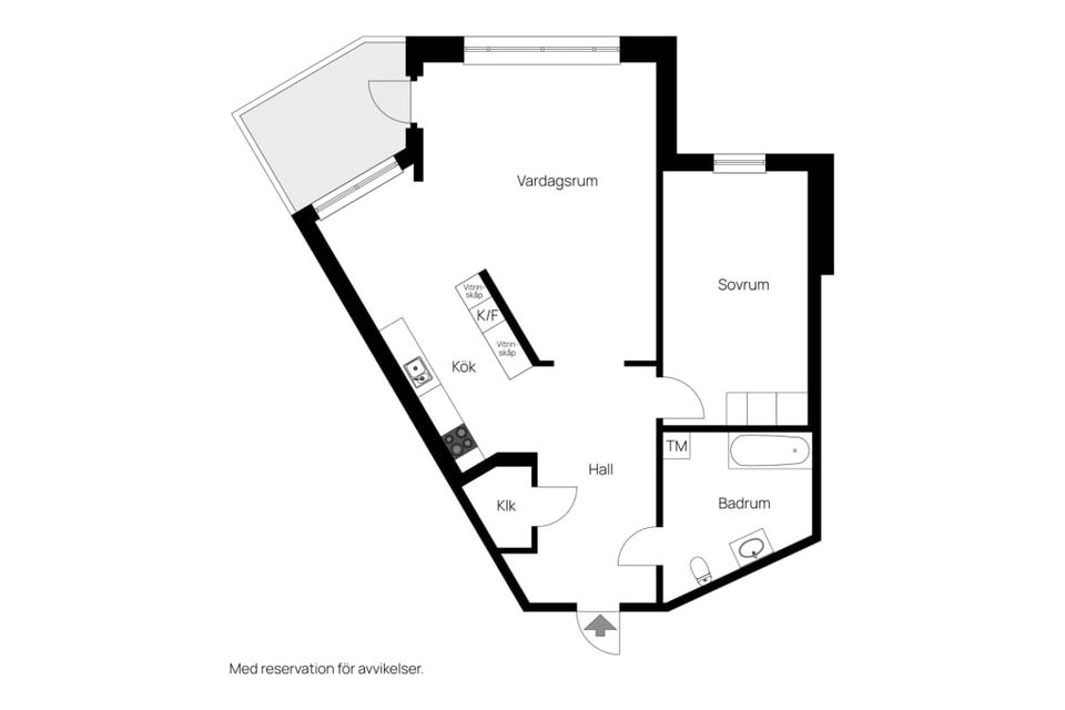 Bostadsrätt, Bryggaregatan 11c, Väster - Asargård, Trelleborg