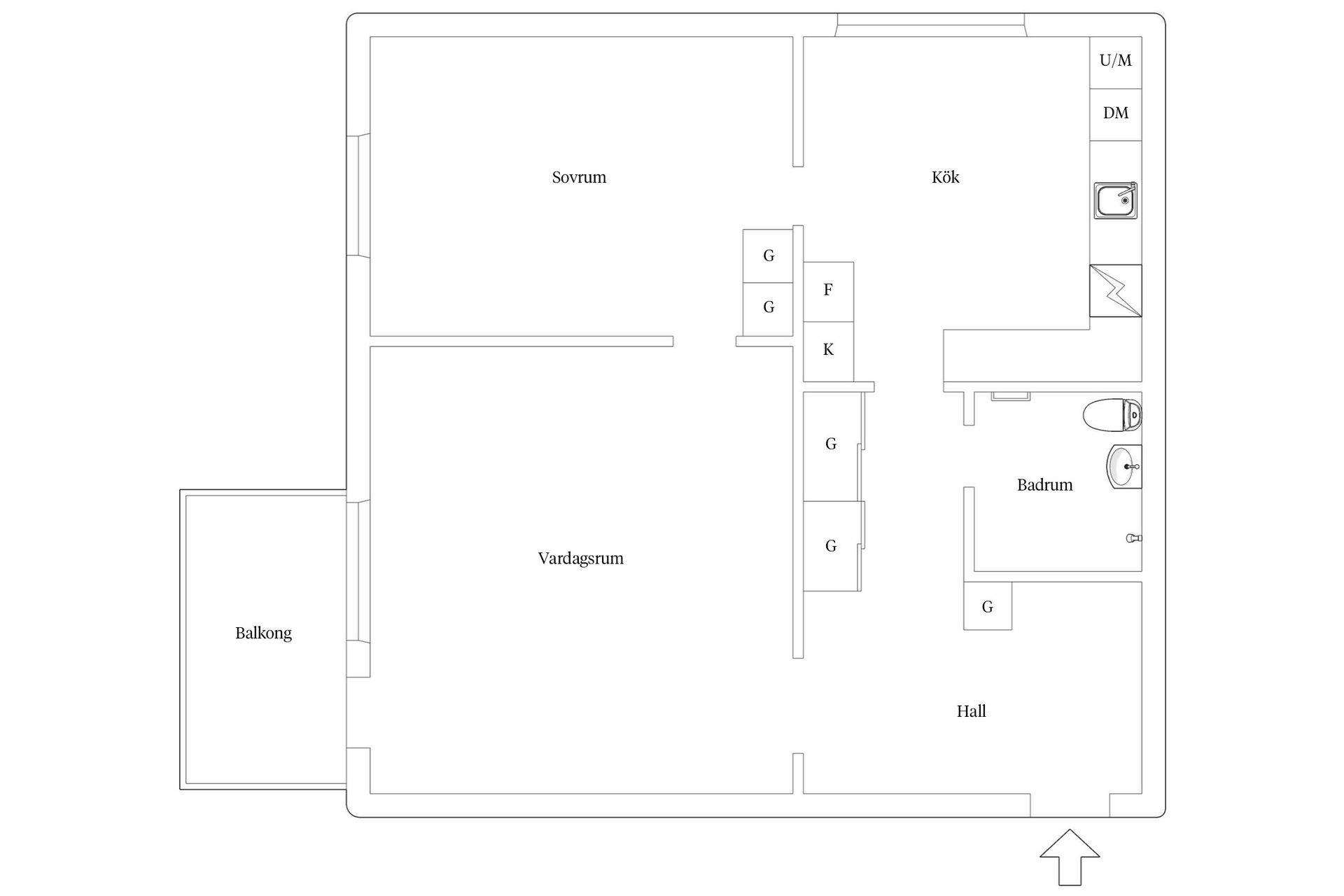 Bostadsrätt, Lindormsgatan 35, Sjöbo, Borås