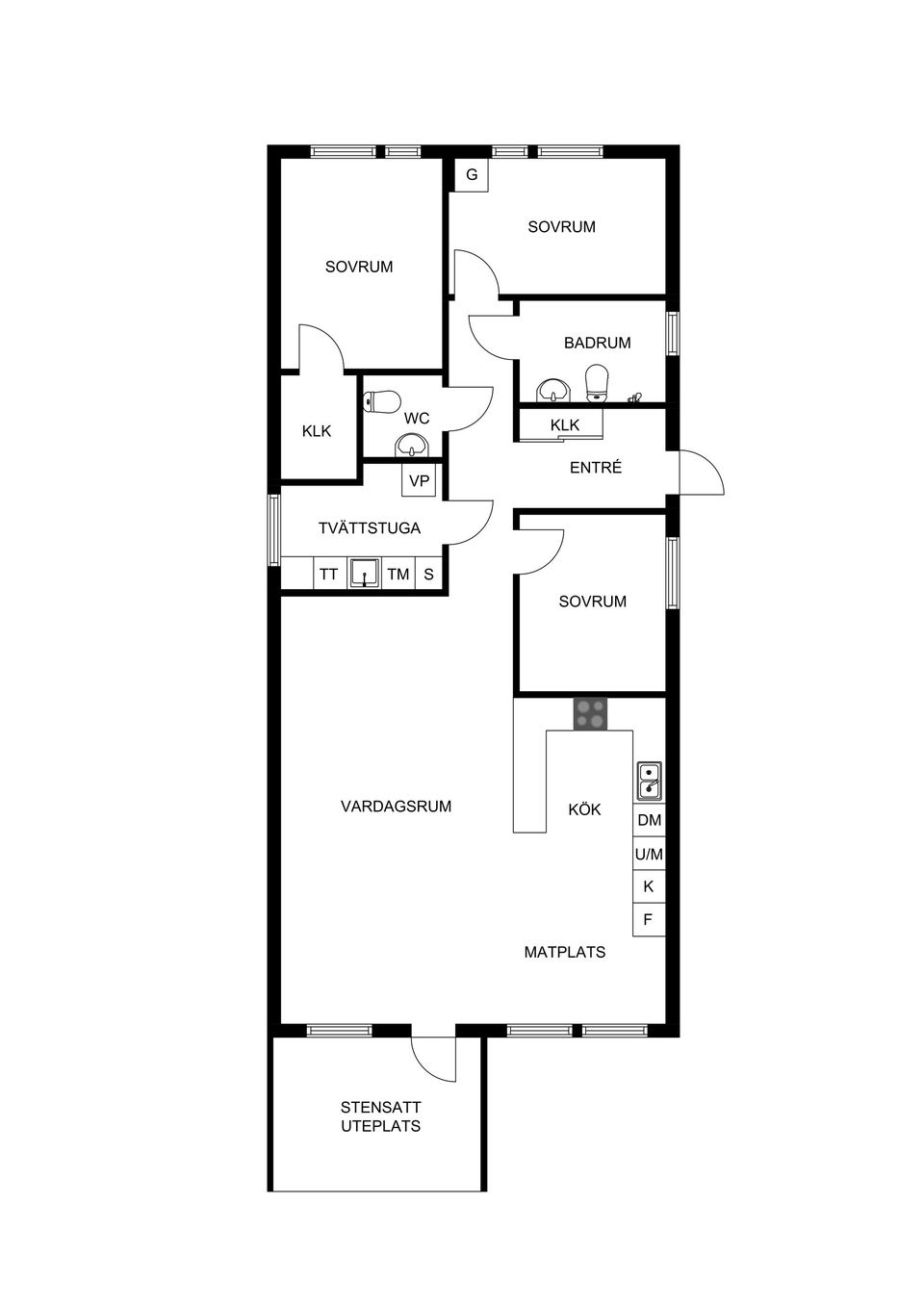 Radhus, Rådjursvägen 7D, Ekeberg, Lilla Edet