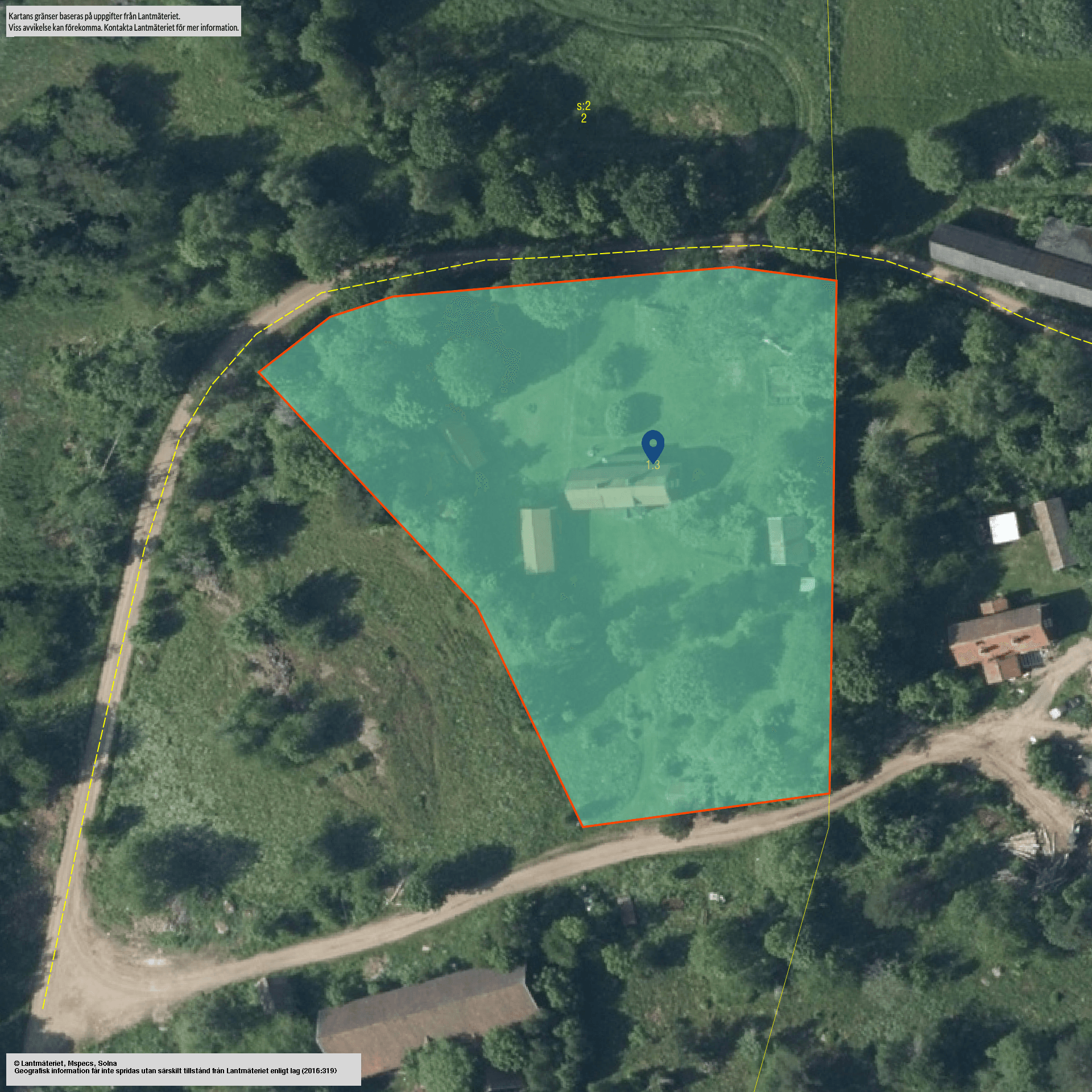 Villa, Målen Västergården 1, Norra Vi, Ydre