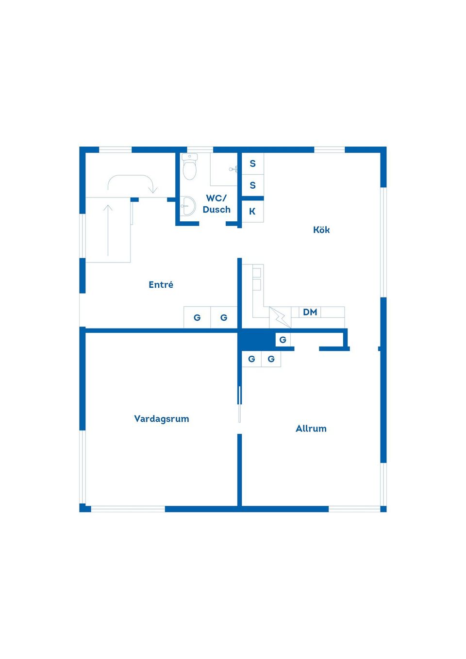 Villa, Mommos väg 2, Orsa