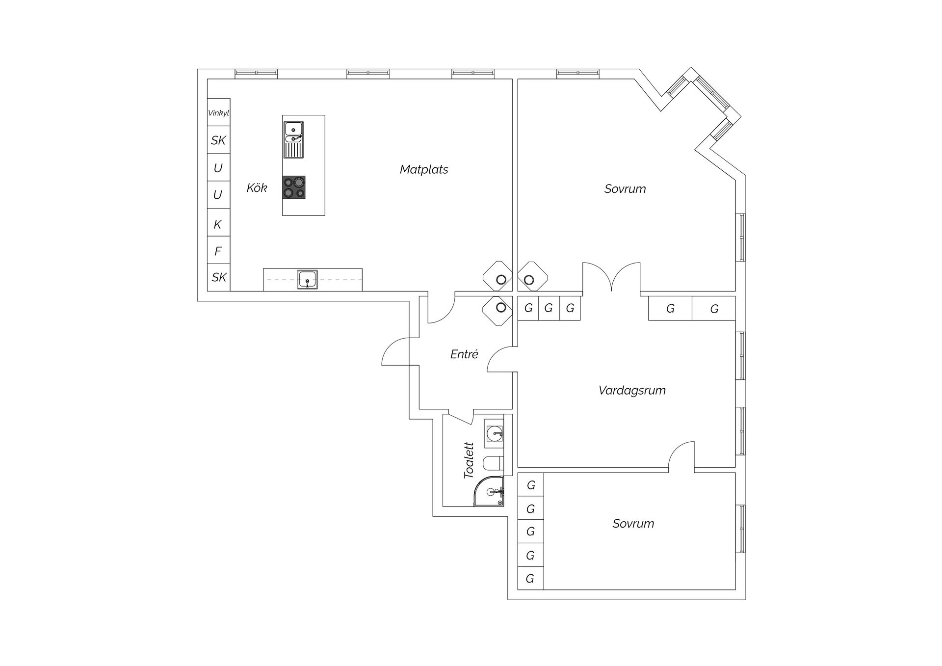 Bostadsrätt, Karl Gustavsgatan 13, Vasastaden, Göteborg