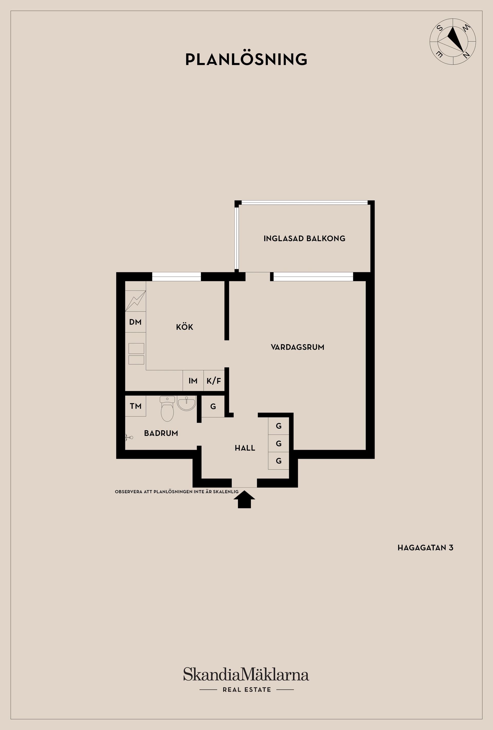 Bostadsrätt, Hagagatan 3, Flen