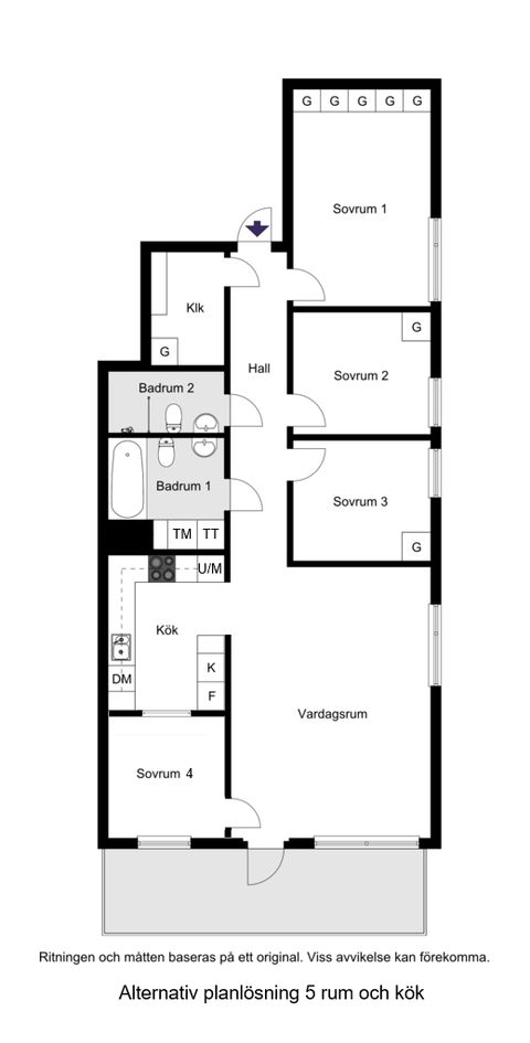 Bostadsrätt, Gröndalsvägen 216, vån 4, Gröndal - Ekensberg, Stockholm