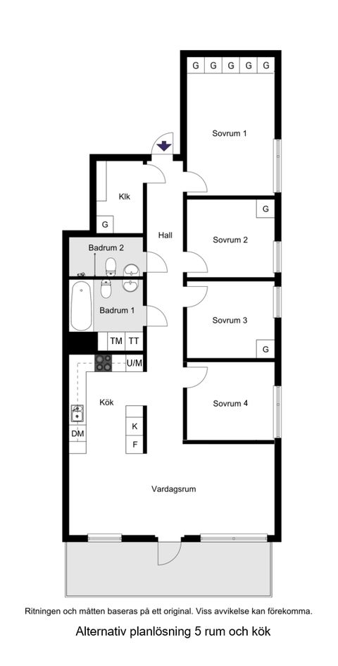 Bostadsrätt, Gröndalsvägen 216, vån 4, Gröndal - Ekensberg, Stockholm