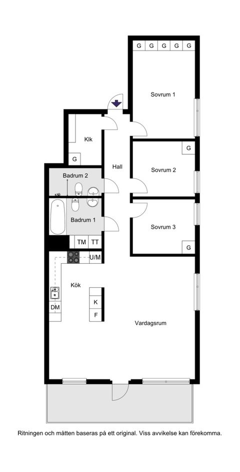 Bostadsrätt, Gröndalsvägen 216, vån 4, Gröndal - Ekensberg, Stockholm