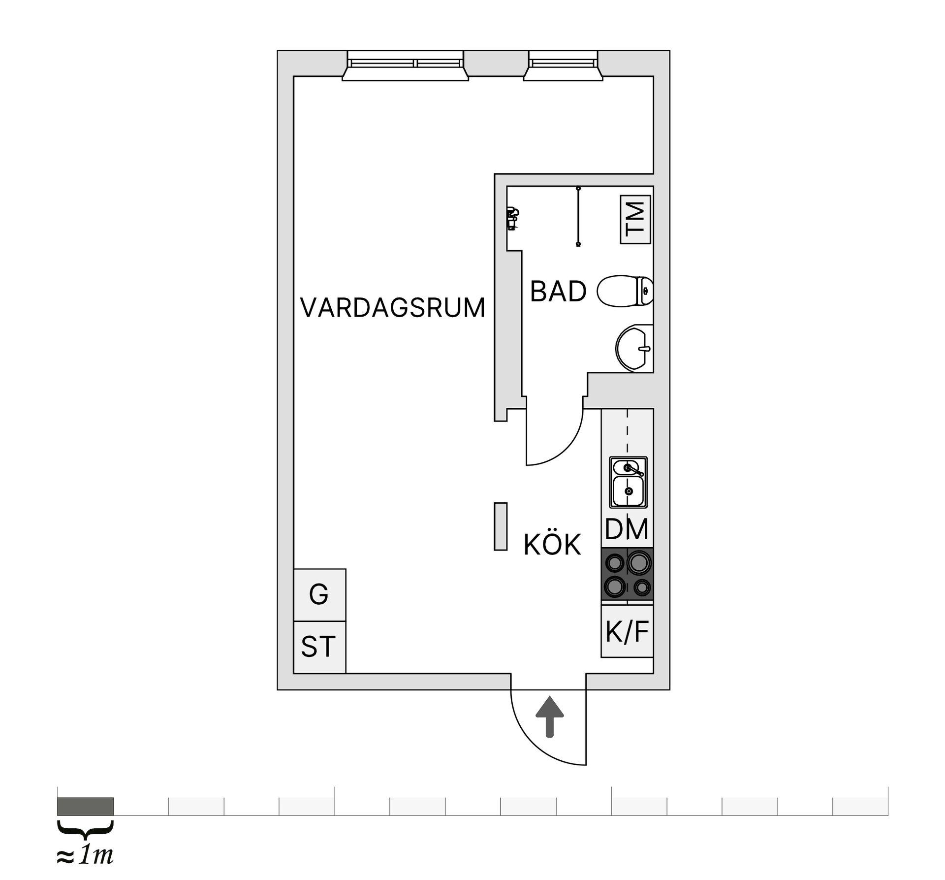 Bostadsrätt, Granitvägen 32B, Tyresö Centrum, Tyresö