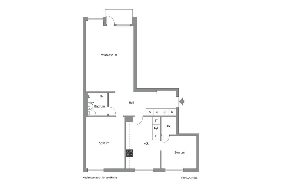 Bostadsrätt, Skogshyddegatan 24, Alideberg, Borås