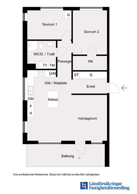 Bostadsrätt, Klackgatan 9, Teg, Umeå