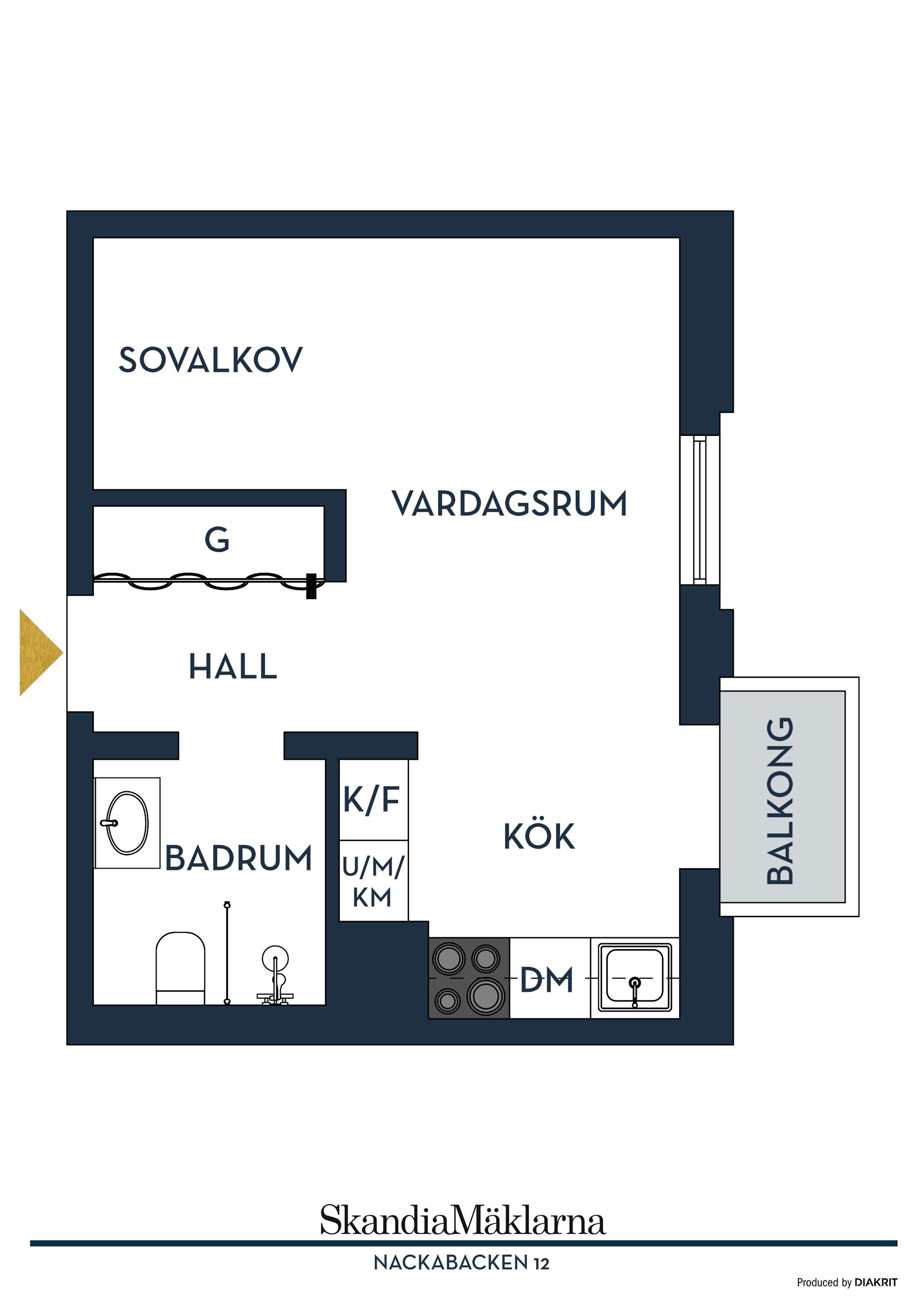 Bostadsrätt, Nackabacken 12, Nacka Forum, Nacka