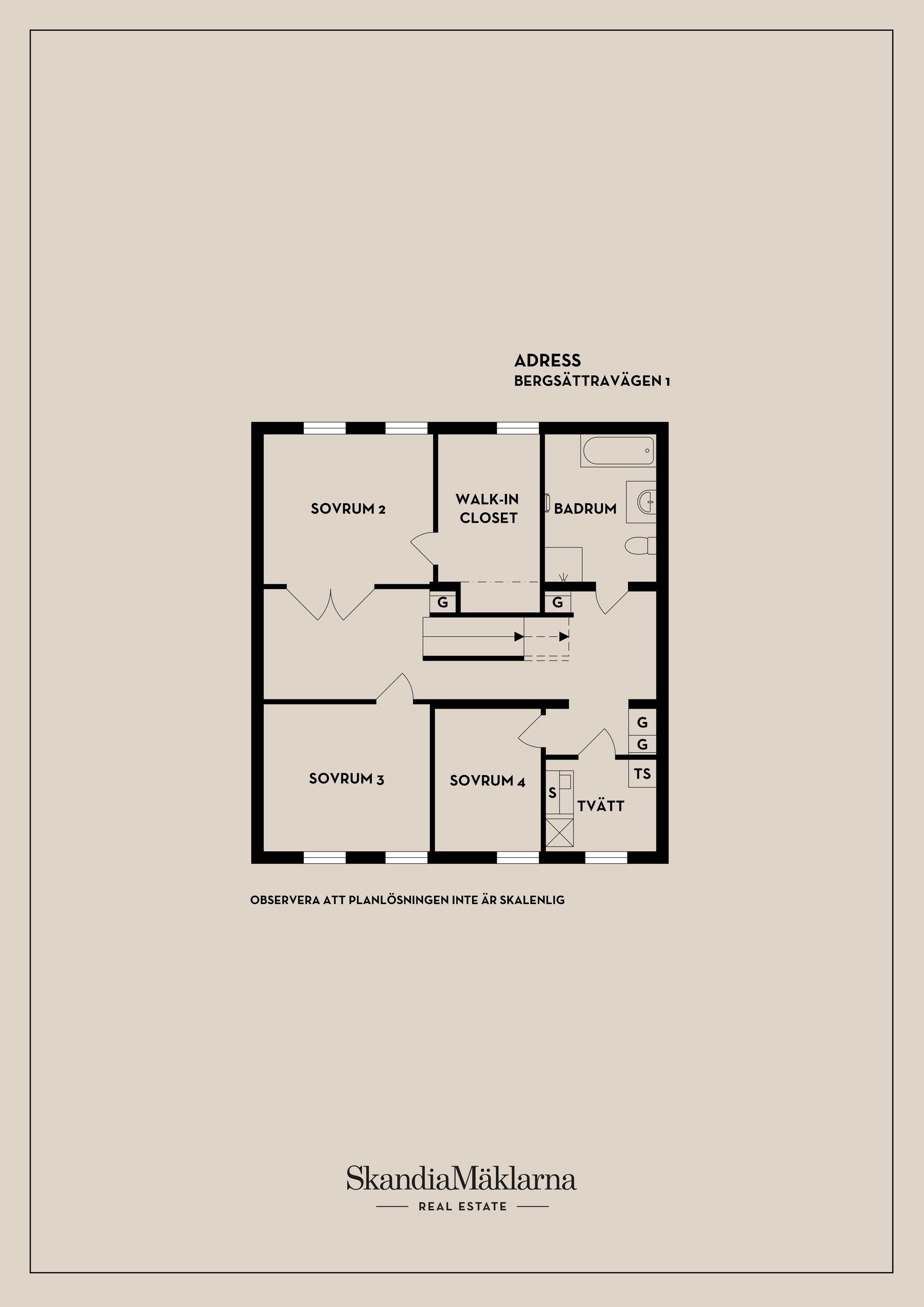 Radhus, Bergsättravägen 1, Margretelund, Österåker