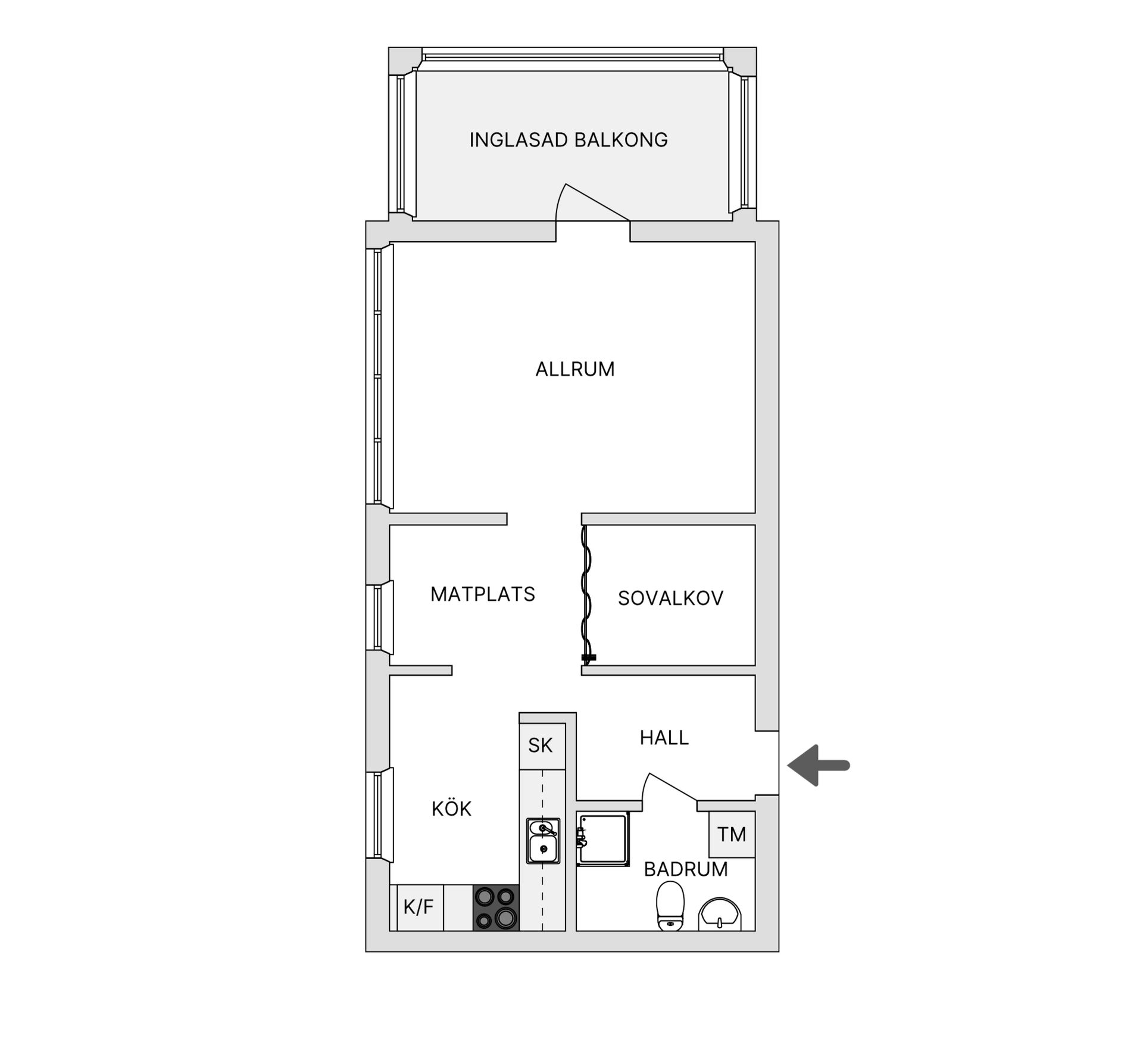 Bostadsrätt, Dirigentvägen 26, Sjungande dalen, Skellefteå