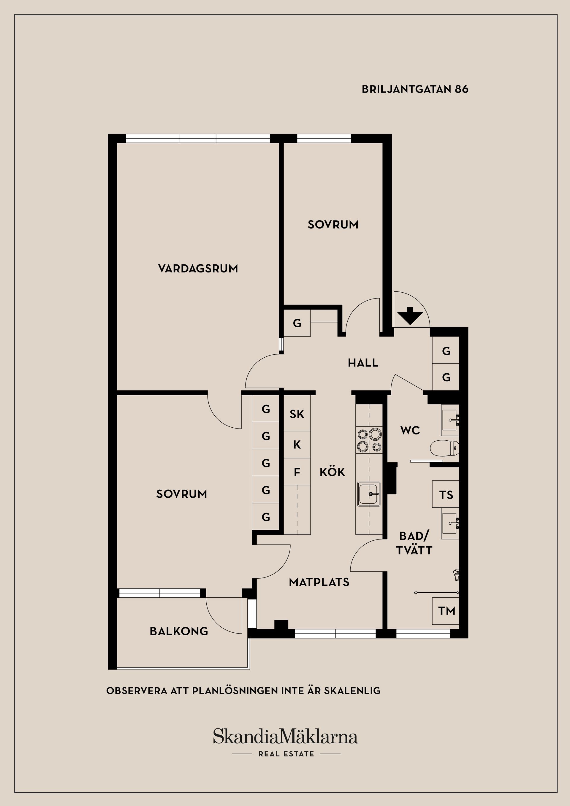 Bostadsrätt, Briljantgatan 86, Göteborg