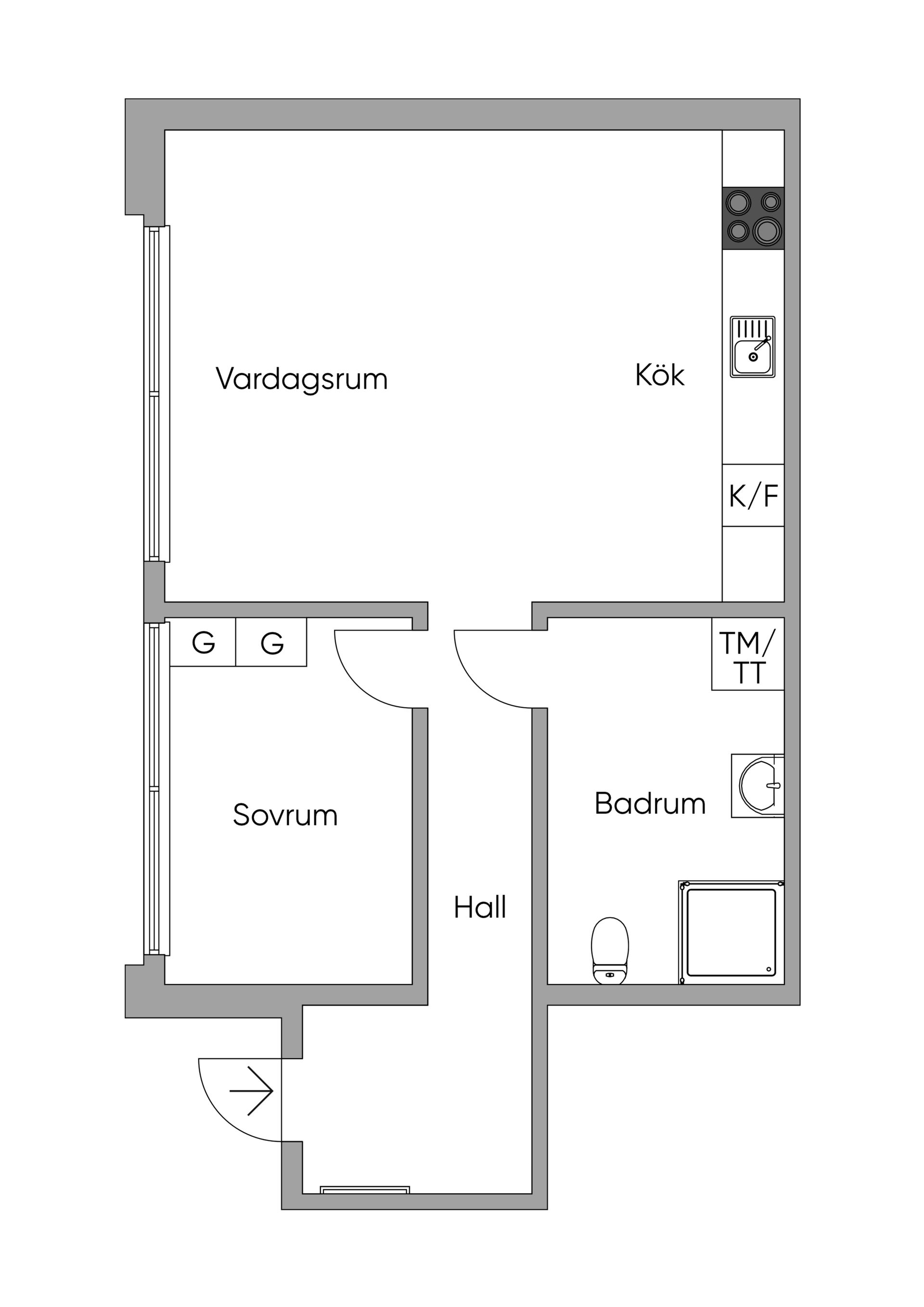 Bostadsrätt, Vårbergsvägen 193, Stockholm