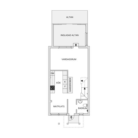 Bostadsrätt, Södra Skogsvägen 7D, Nässjö