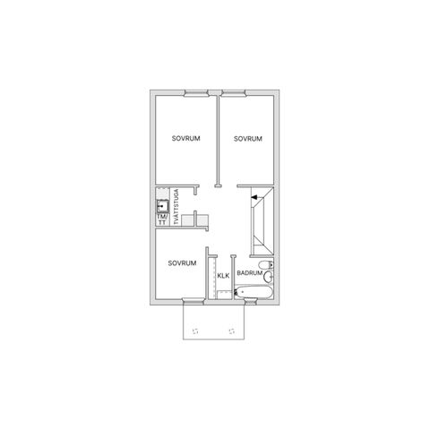 Bostadsrätt, Södra Skogsvägen 7D, Nässjö