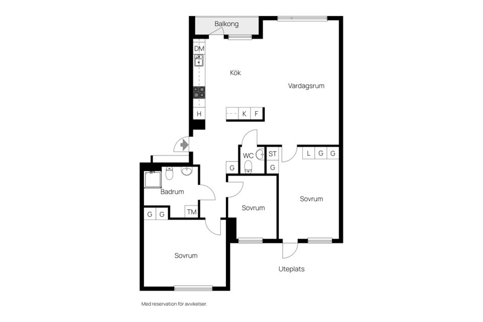 Bostadsrätt, Vattholmavägen 4d, Kapellgärdet, Uppsala